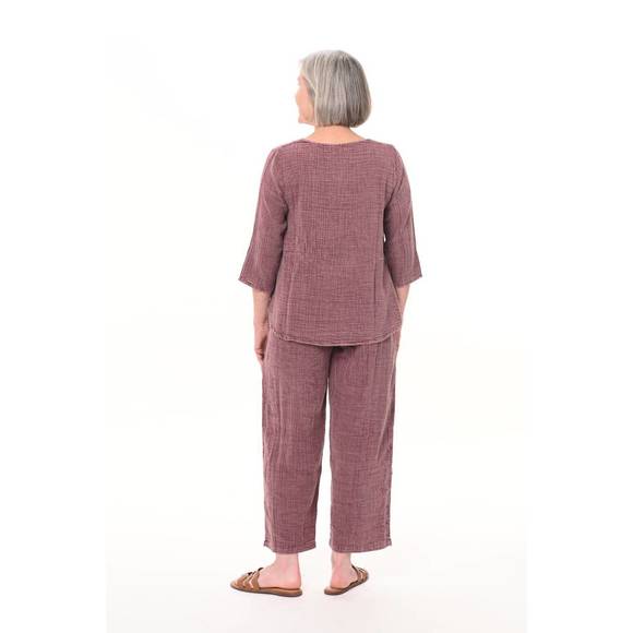 NEW TULIP CLOTHING olga top in maroon - Picture 3 of 3